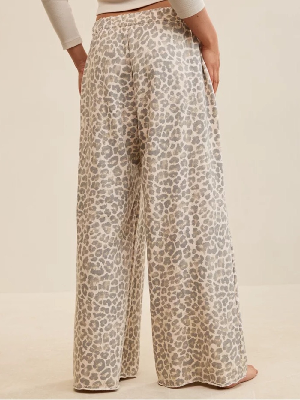 Aerie Street Trouser Leopard Print Size Xl regular Pants - Picture 2 of 8